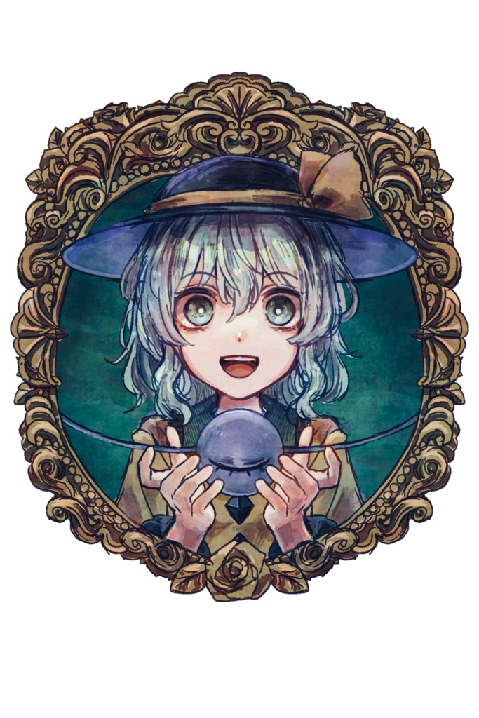 こいしちゃん額縁アクキー