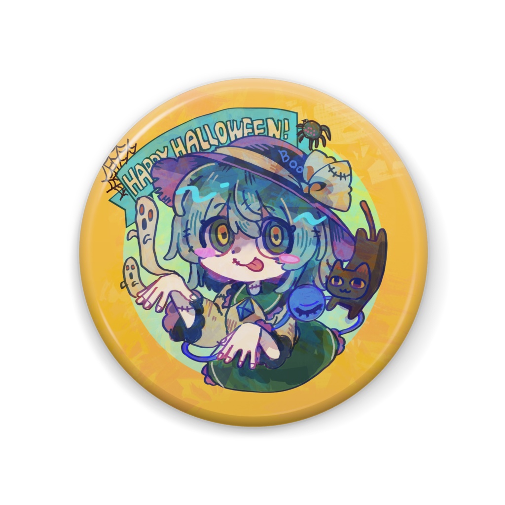 東方ハロウィン缶バッジ(古明地こいし)