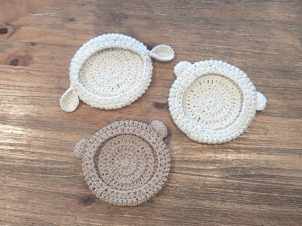 夏のアニマルベレー帽