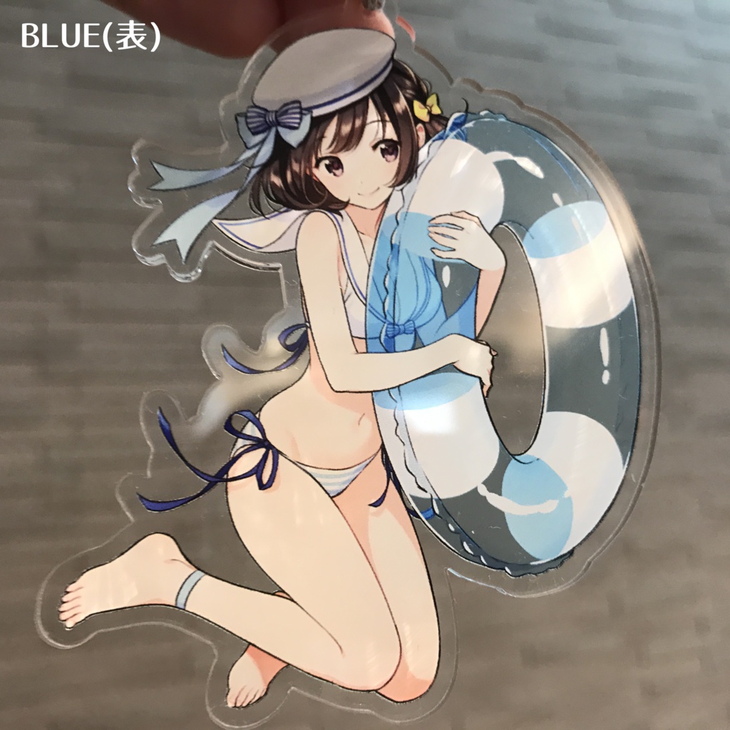 セーラー水着『BLUE』 アクリルキーホルダー