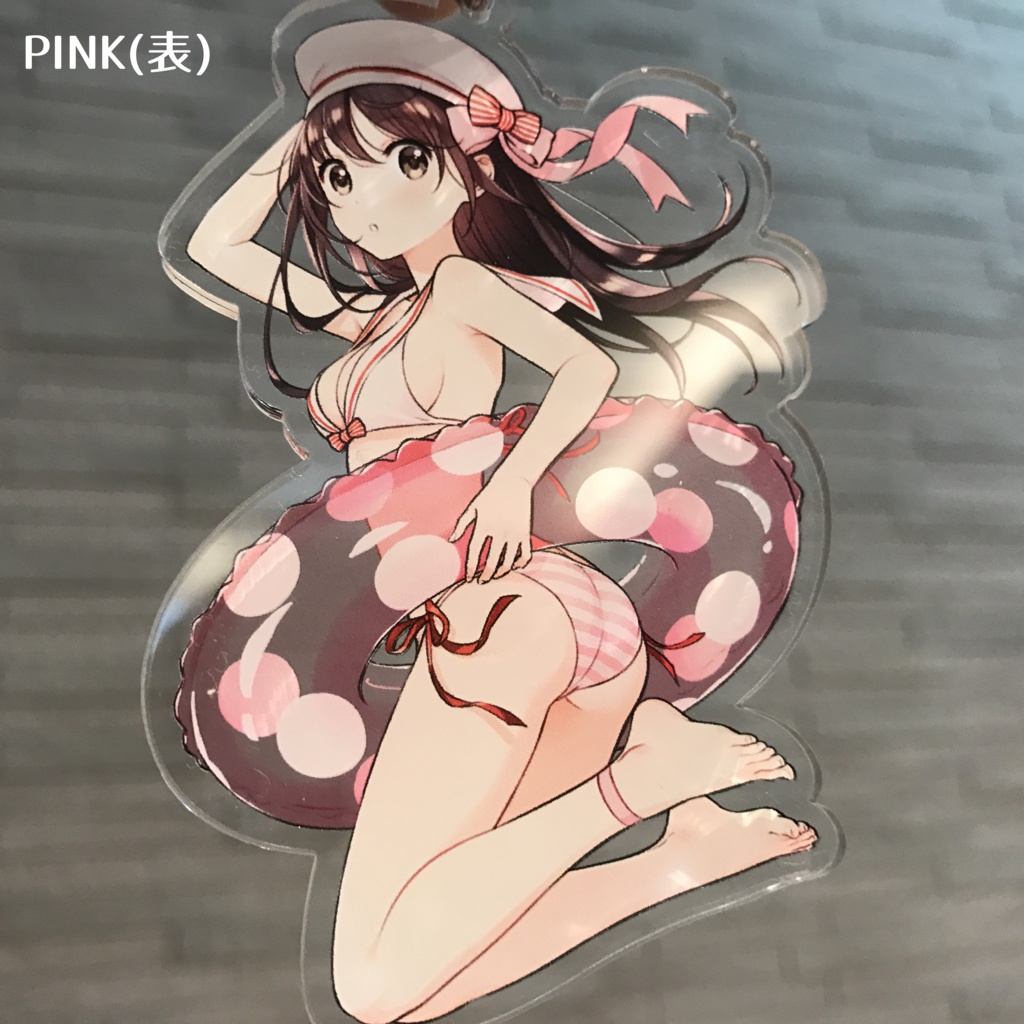 セーラー水着『PINK』 アクリルキーホルダー