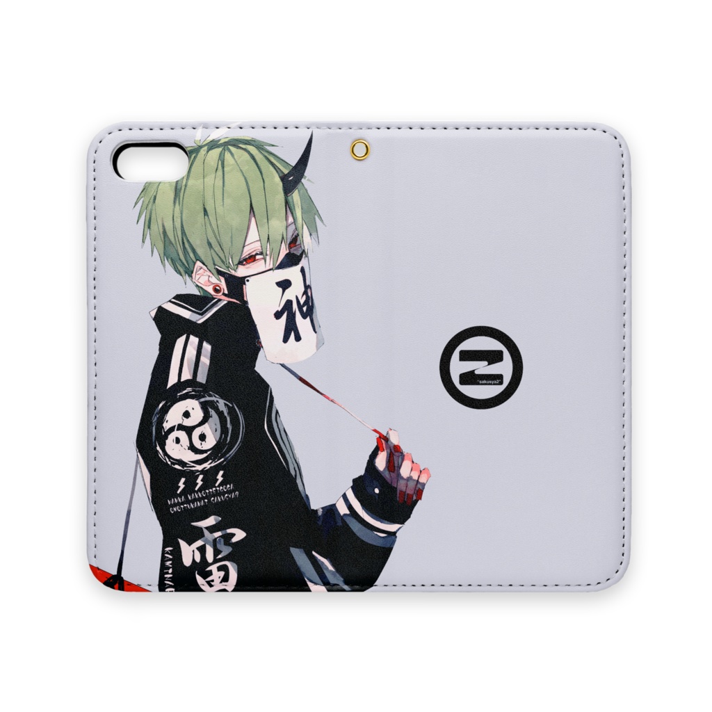 各種対応 iPhoneケース(灰)