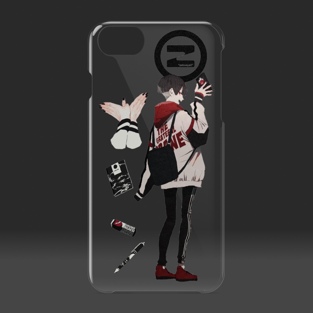 鶴の恩返し クリアiPhoneケース