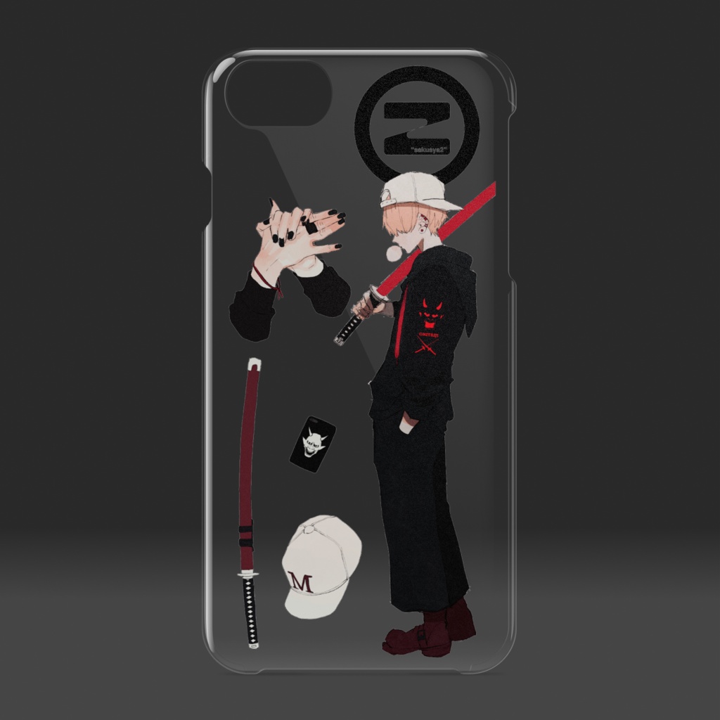 桃太郎 クリアiPhoneケース