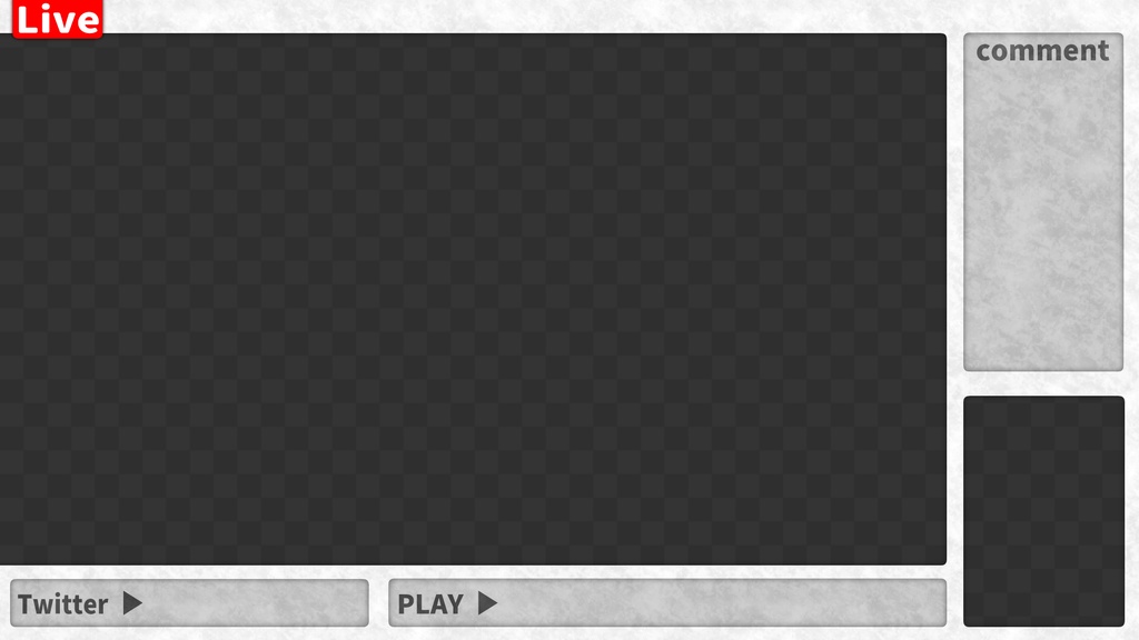 【無料版あり】カメラ有り配信用オーバーレイ【Youtube・Twitch】