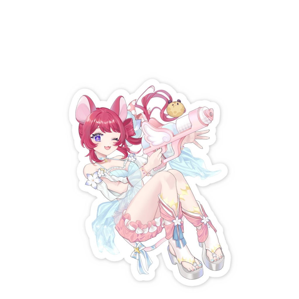 【常設】キミとセミブルー ステッカー