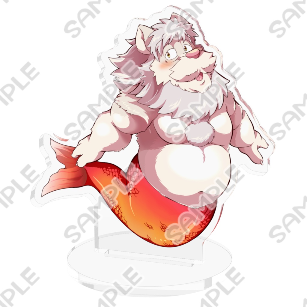 マーメイトトアクリルフィギュア赤