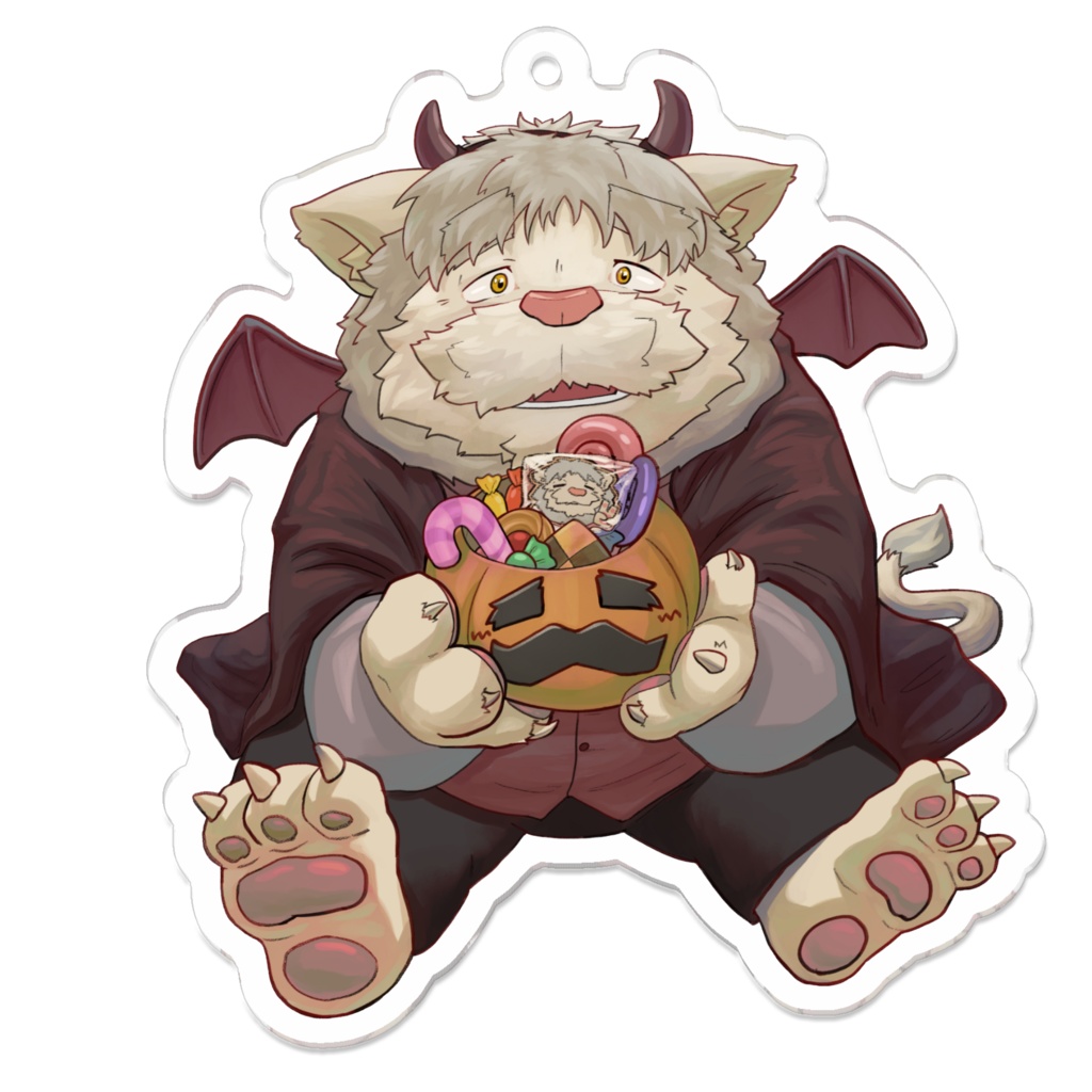 ハロウィントト爺アクキーver吸血鬼