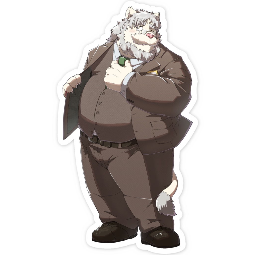 スーツトトスマホステッカー