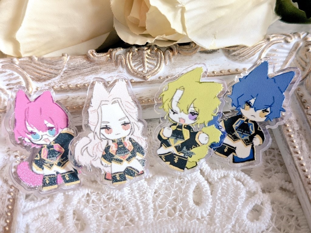 Edenにゃんアクリルバッジ(ジュン)