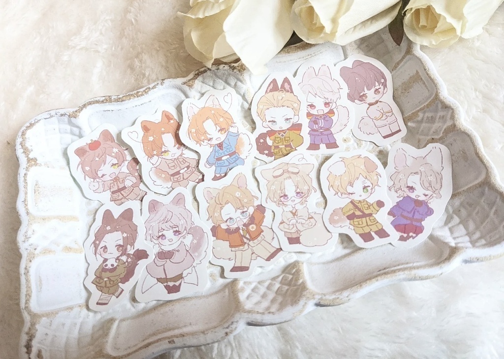 にゃんたりあシールセット