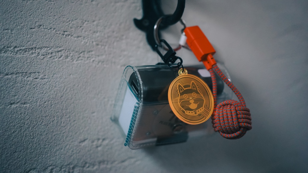 arcade! "cyber kerberos coin" keyring