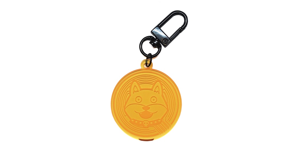 arcade! "cyber kerberos coin" keyring