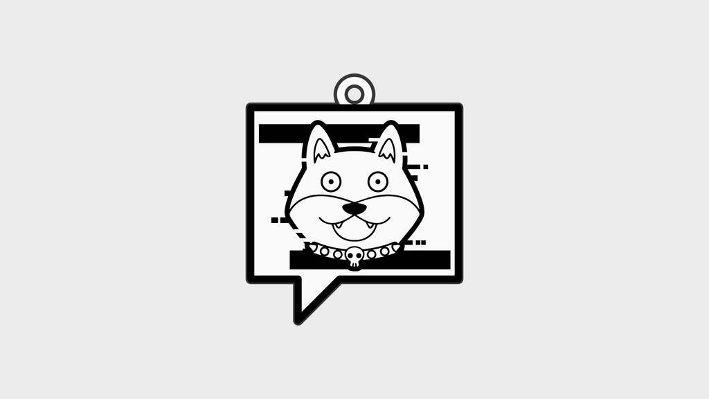 arcade! "happy over and out" keyring