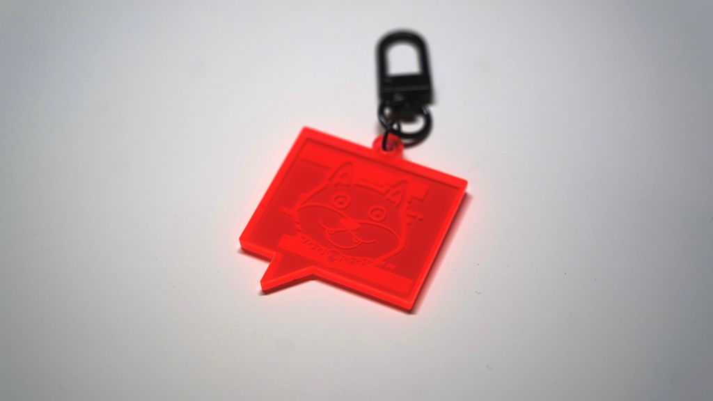 arcade! "happy over and out" keyring