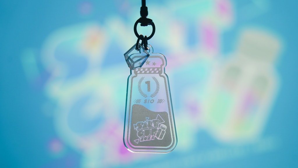 SALTCUP! Trophy Acryl Keyring