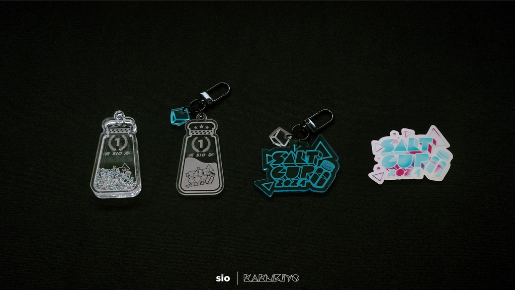 SALTCUP! Logo Acryl Keyring
