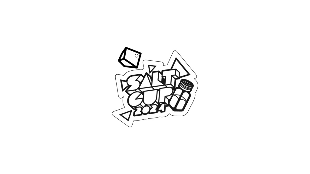 SALTCUP! Logo Acryl Keyring