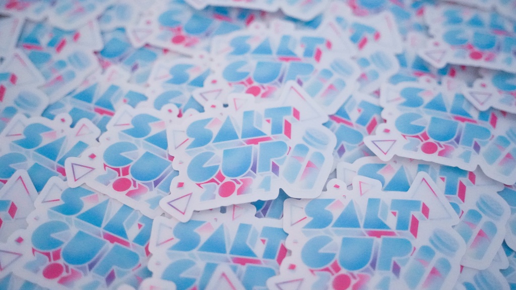 SALTCUP! Logo sticker