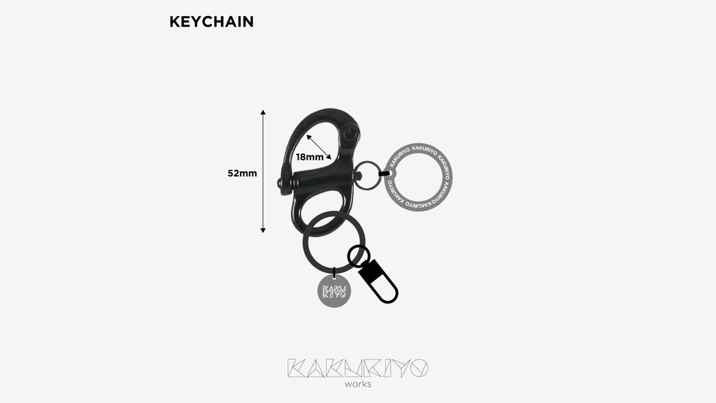 【受注生産】KAKURIYO key chain