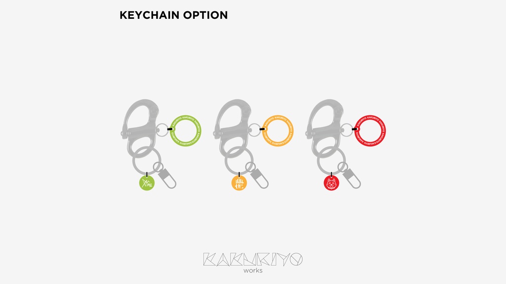 KAKURIYO key chain OPTION