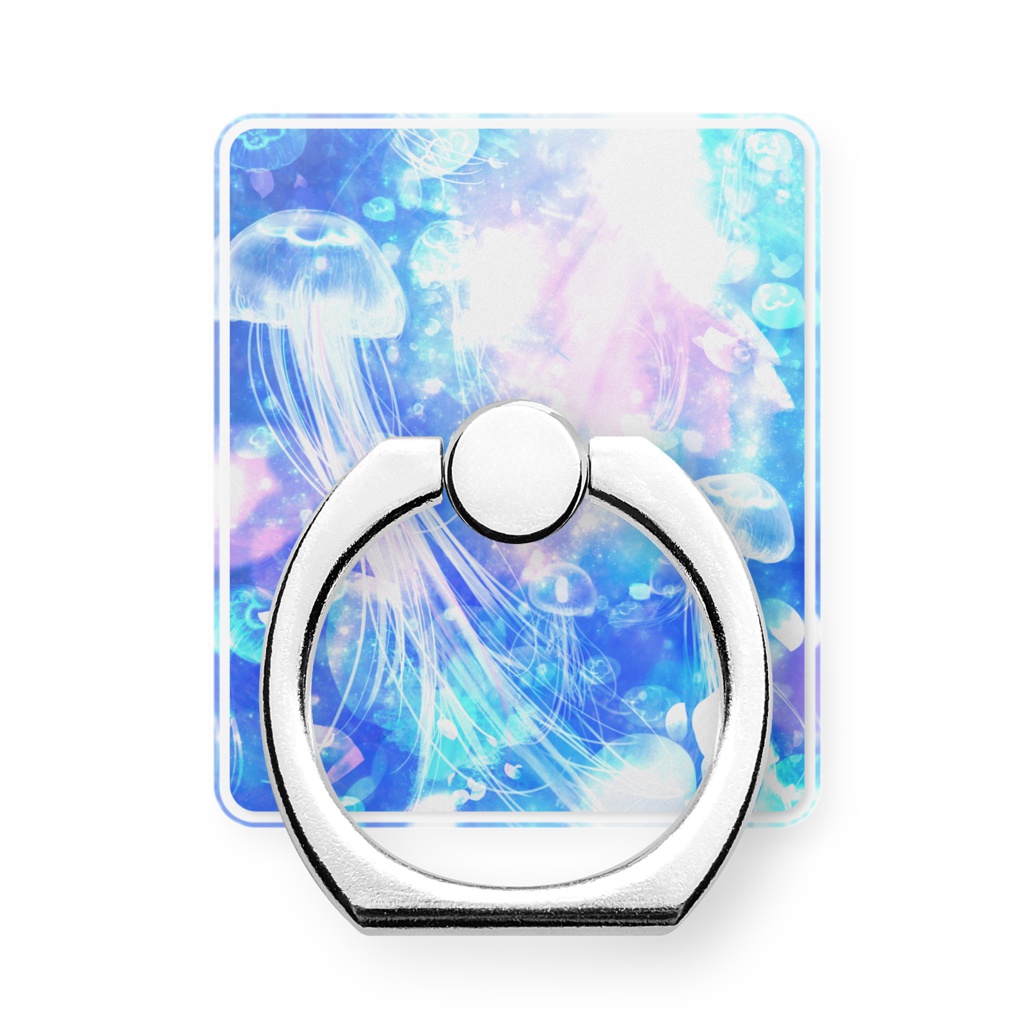 クラゲのスマホリング