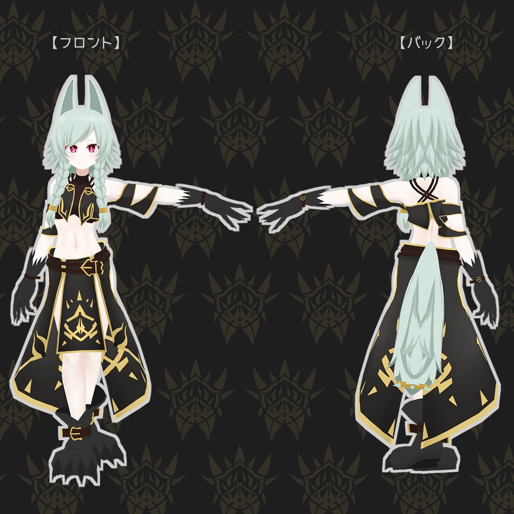 オリジナル3Dモデル【山犬ちゃん】⚠️旧SDK中級者向け