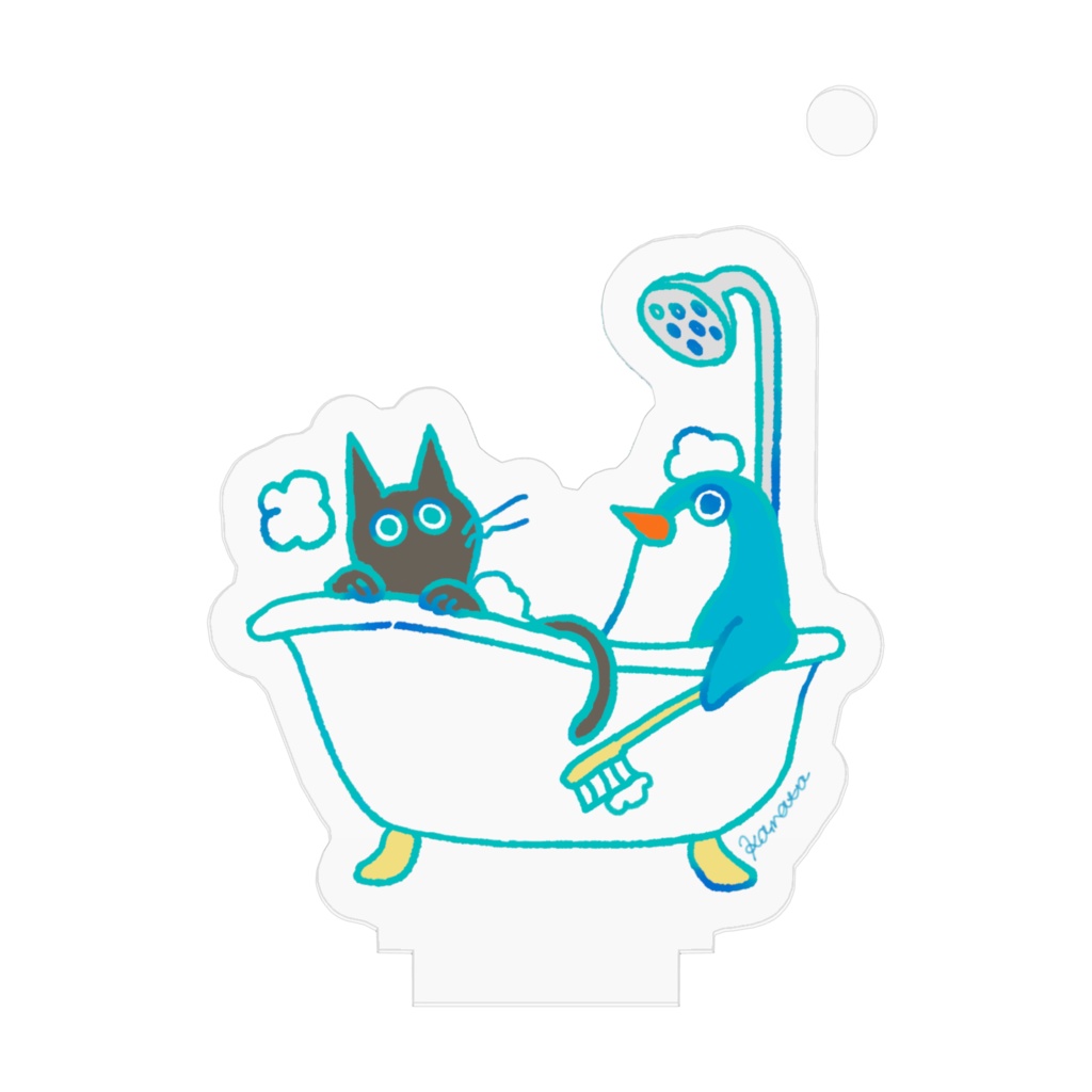 楽しいバスタイムアクリルフィギュア