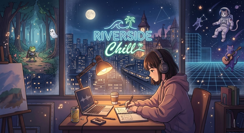 【フリーBGM】Riverside Chill
