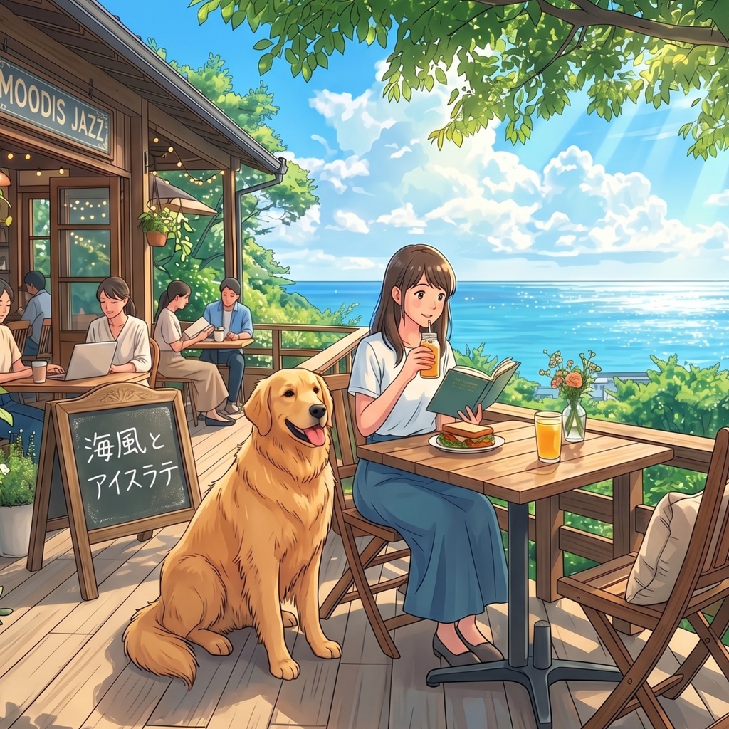 【フリーBGM】海風とアイスラテ