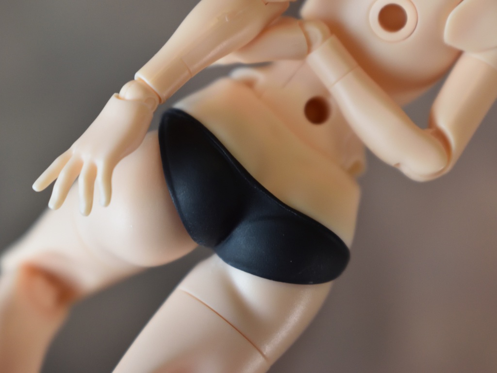 メガミデバイス バスタードール ガンナー用ボディパーツ A A(ブラック)プラス ミリタリースカート+ショートボブ