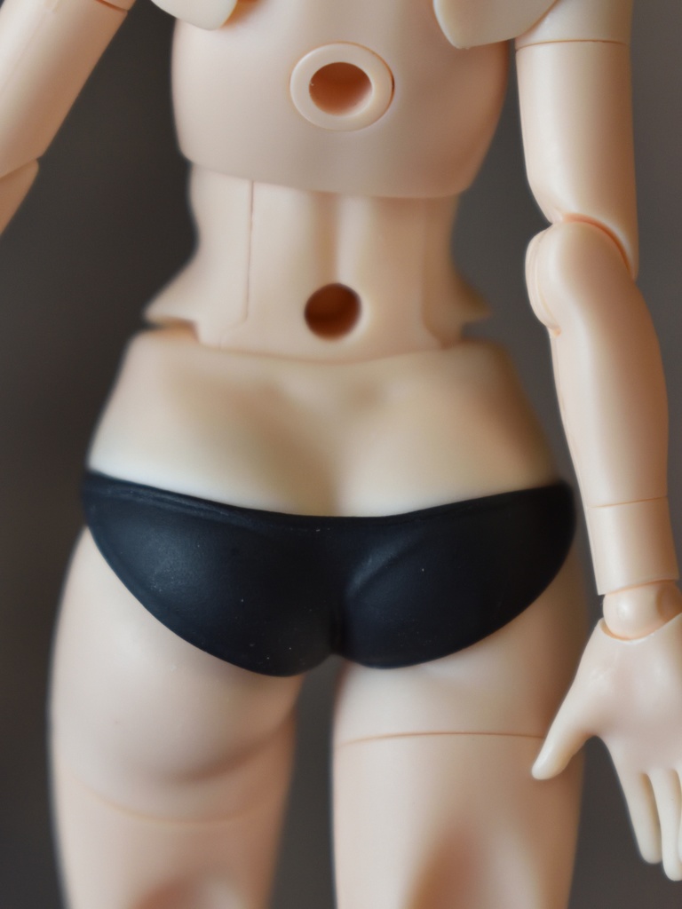 メガミデバイス バスタードール ガンナー用ボディパーツ A A(ブラック)プラス ミリタリースカート+ショートボブ