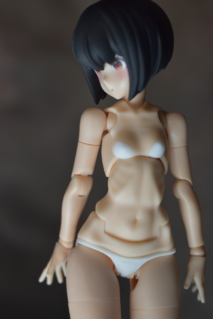 メガミデバイス バスタードール ガンナー用ボディパーツ A Aタイプ(ホワイト)プラス ミリタリースカート+ショートボブ