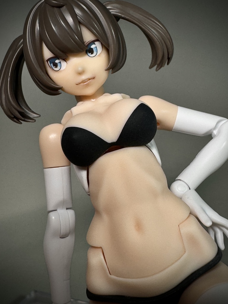 メガミデバイス バスタードール用ボディパーツ C(ブラック) ◆プラス ミリタリースカート+ショートボブ