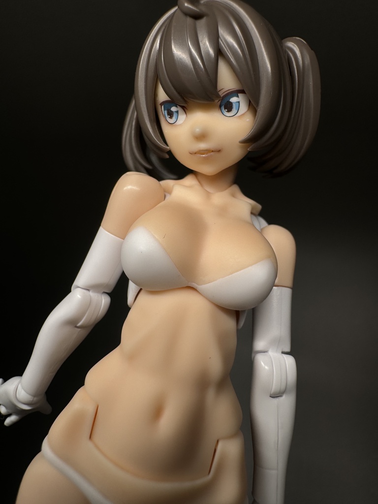 メガミデバイス バスタードール用ボディパーツ C(ホワイト) ◆プラス ミリタリースカート+ショートボブ