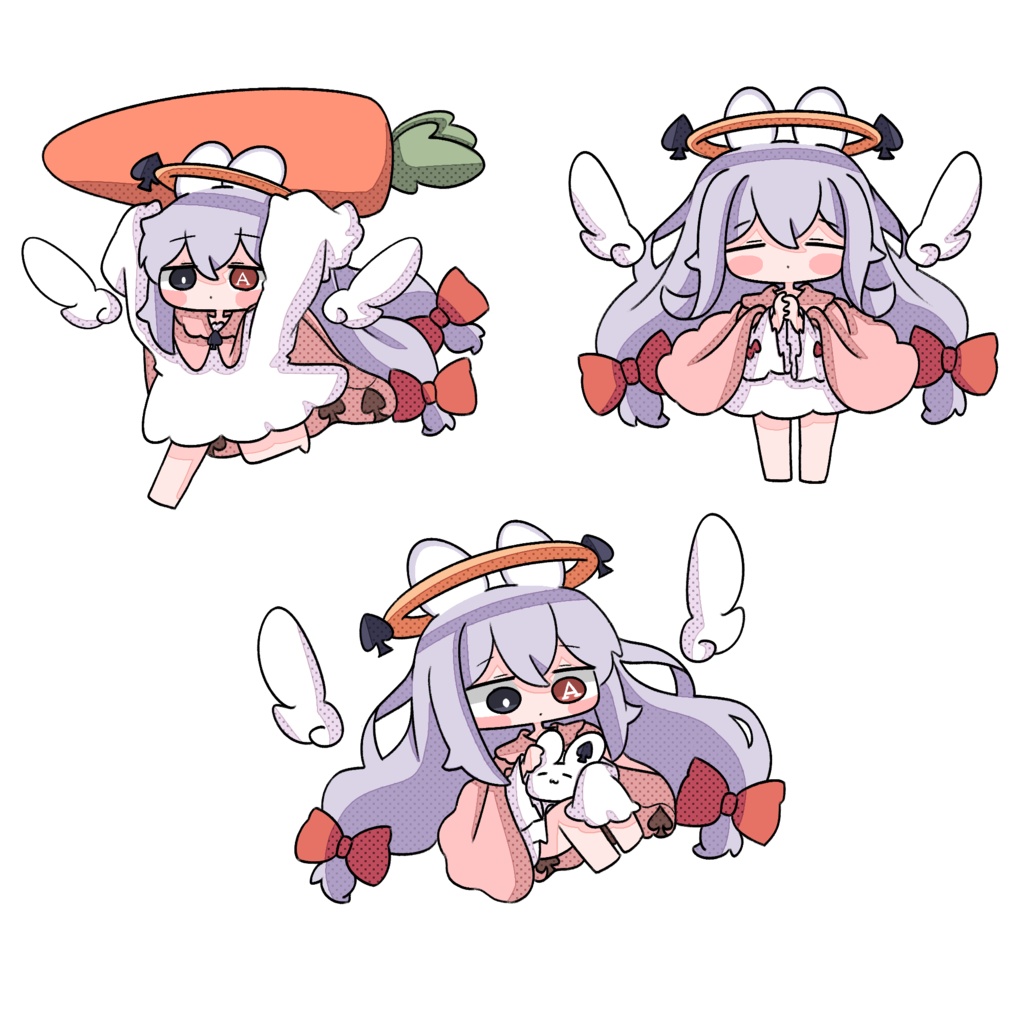 トランプうさぎちゃんシールセット