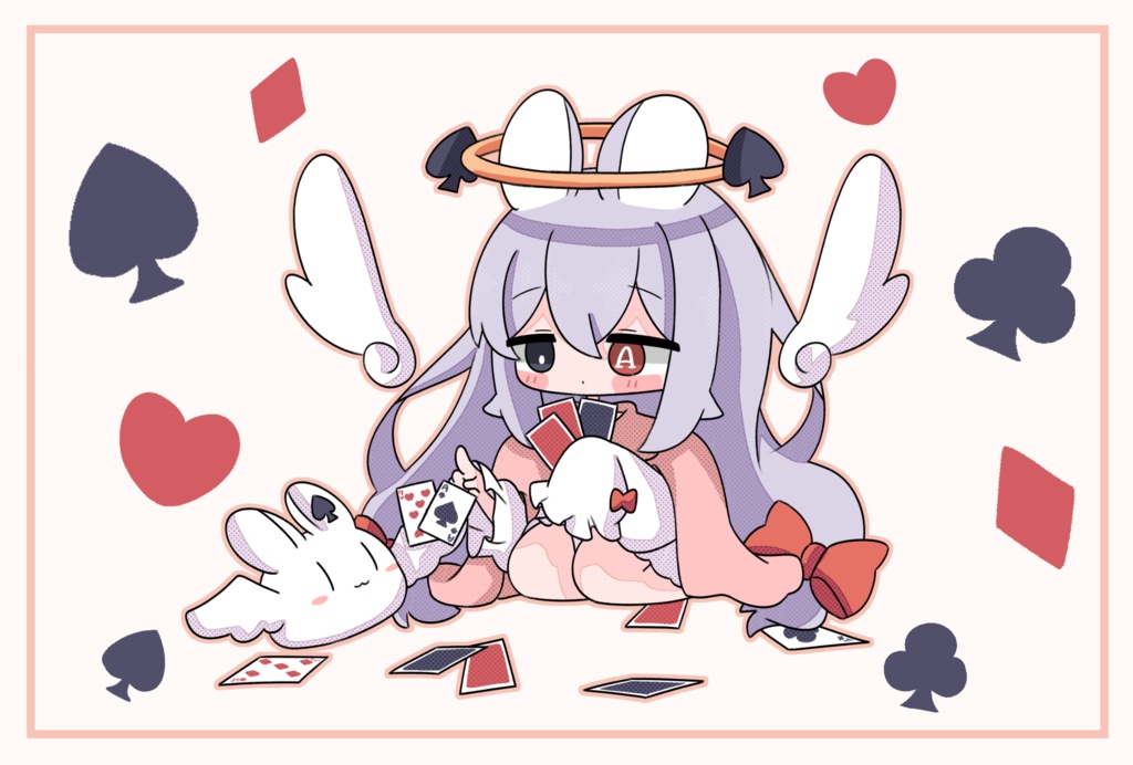 トランプうさぎちゃんポストカード２