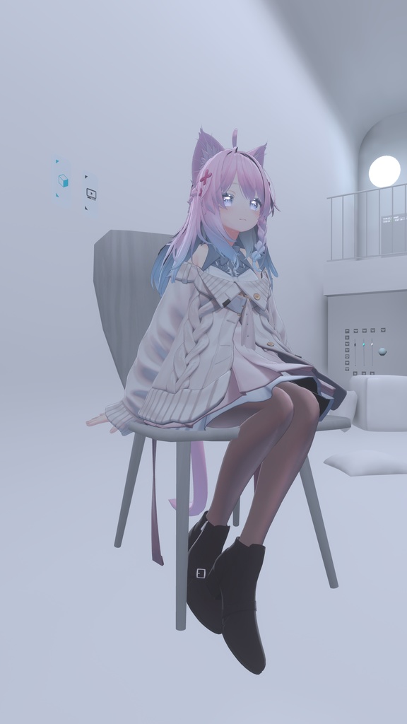 【無料】優雅な座りポーズ!【VRChat】