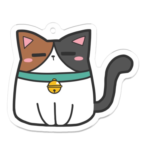 猫田さんのアクリルキーホルダー