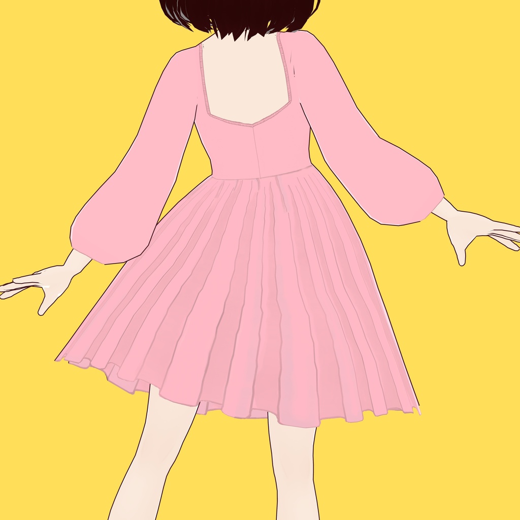ピンクのドレス - pink short dress