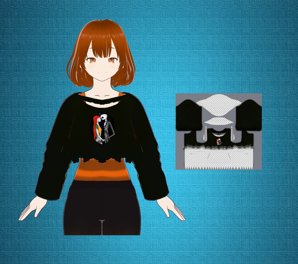 ハロウィントレーナー / Halloween sweatshirt or hoodie (outfit)