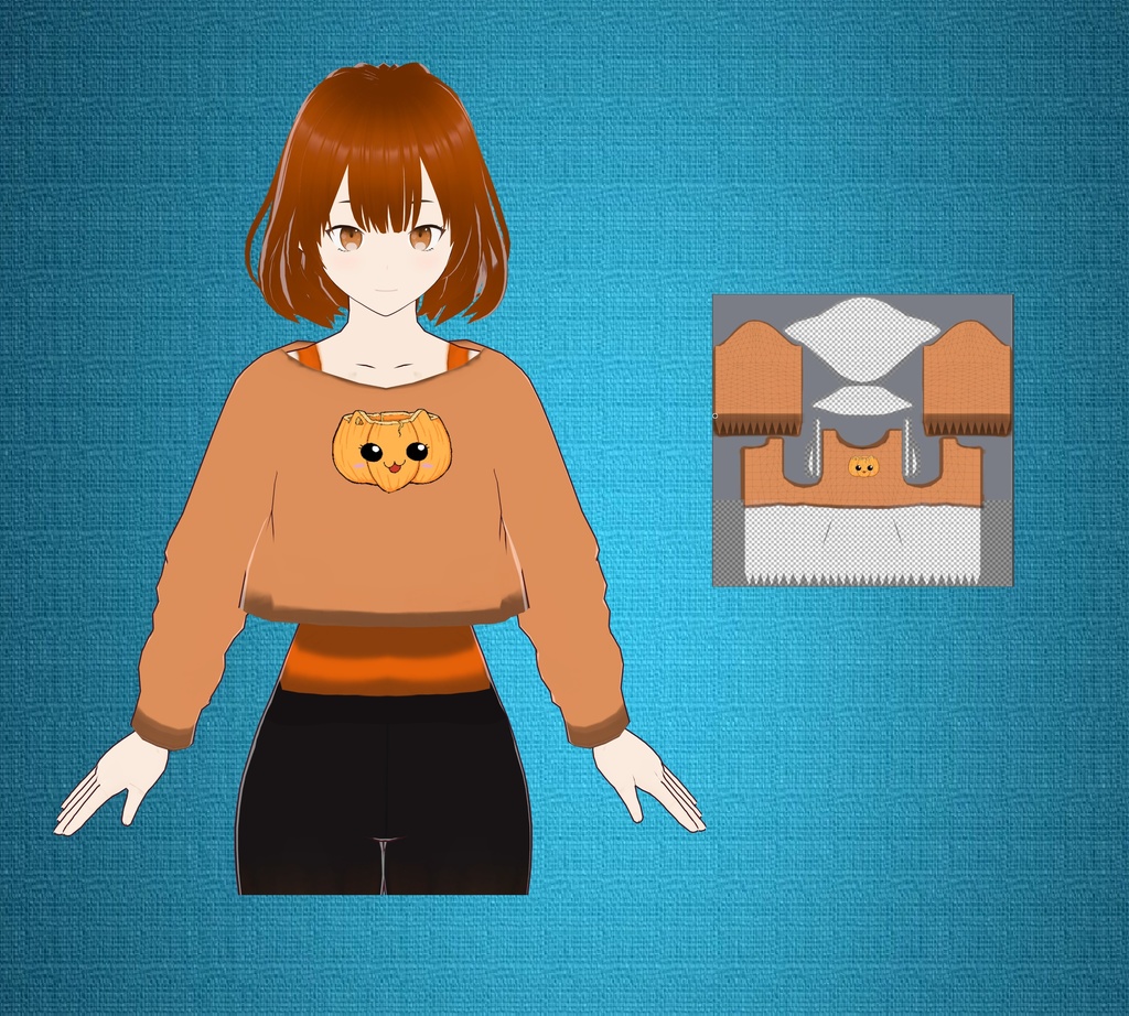 ハロウィントレーナー / Halloween sweatshirt or hoodie (outfit)
