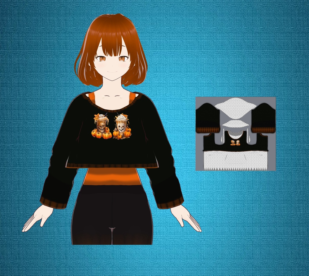 ハロウィントレーナー / Halloween sweatshirt or hoodie (outfit)