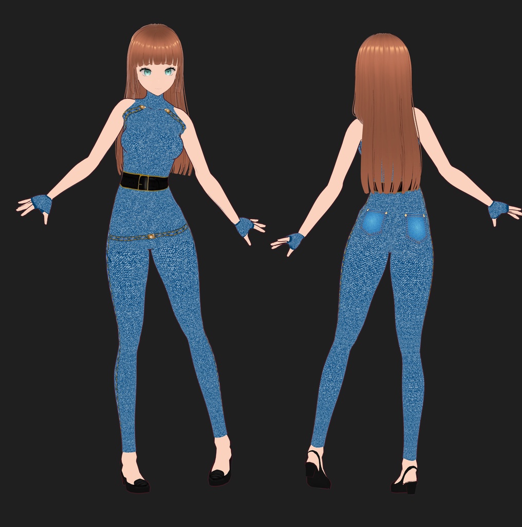 Jumpsuit with collar for women