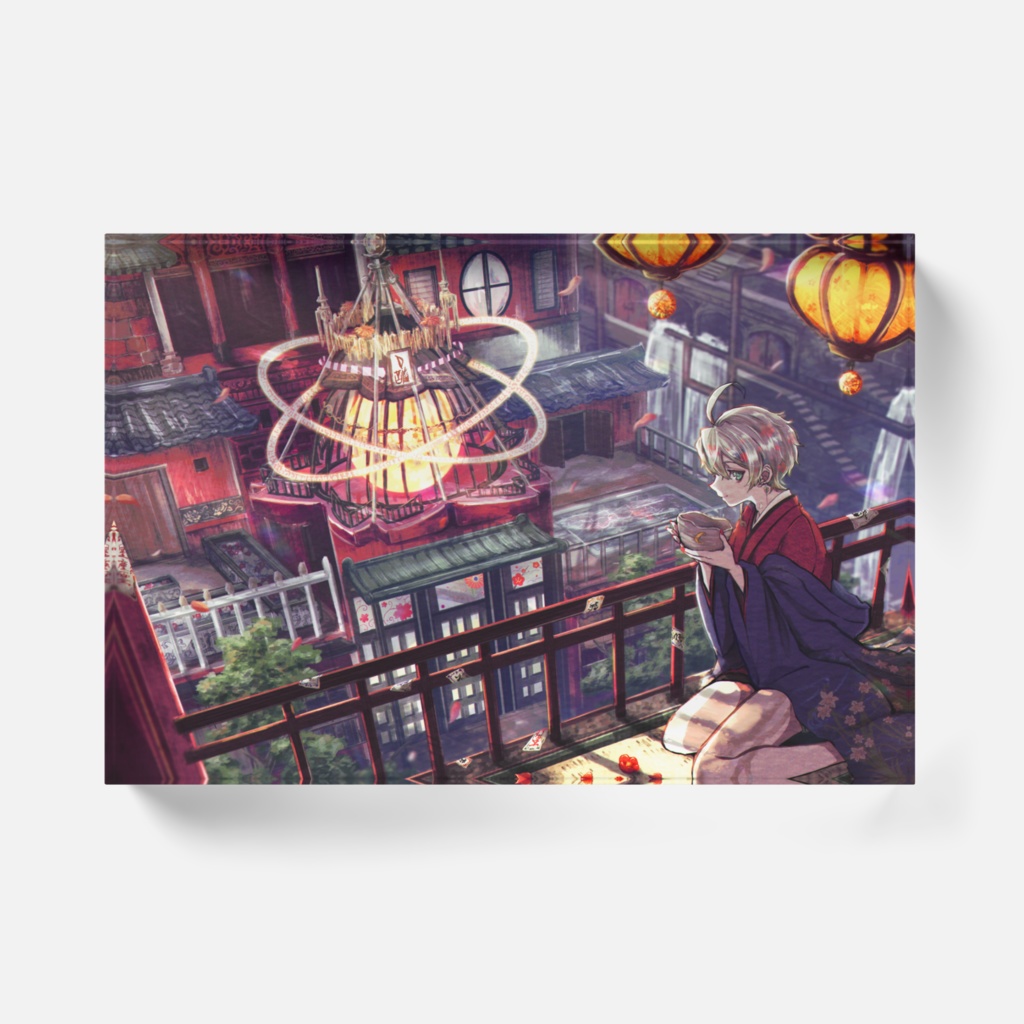 【月和物語】月神ノ休日・アクリルブロック