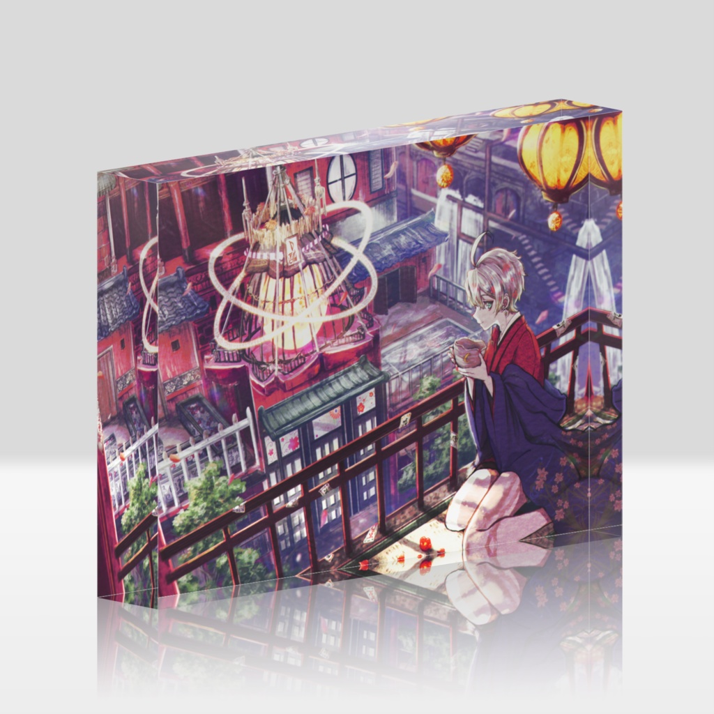 【月和物語】月神ノ休日・アクリルブロック