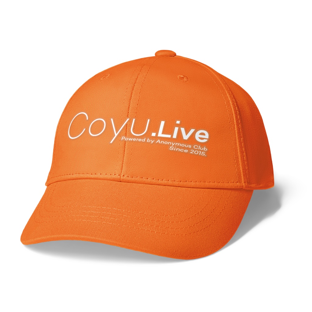 【 #匿名祭 記念グッズ】Coyu.Liveロゴキャップ