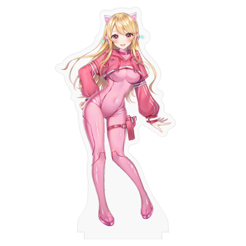 【猫宙ティアス様】記念アクリルスタンド(100×100mmサイズ)