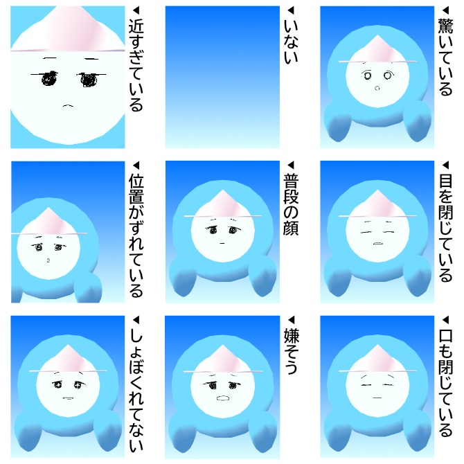 【3Dアバター】しょぼく霊【ペットギミック同梱】