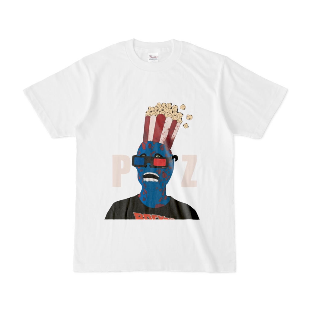 ポップコーンゾンビくんTシャツ